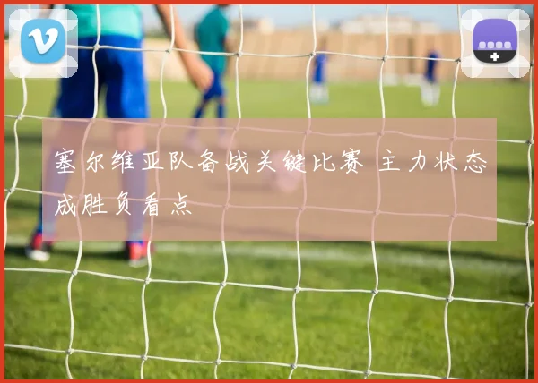 塞尔维亚队备战关键比赛 主力状态成胜负看点